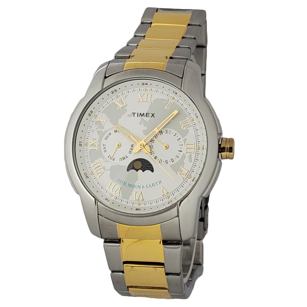 Timex sun moon earth watch discount
