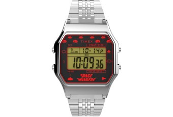 Timex 80 TW2V30000 Space Invaders Unisex Digital Watch